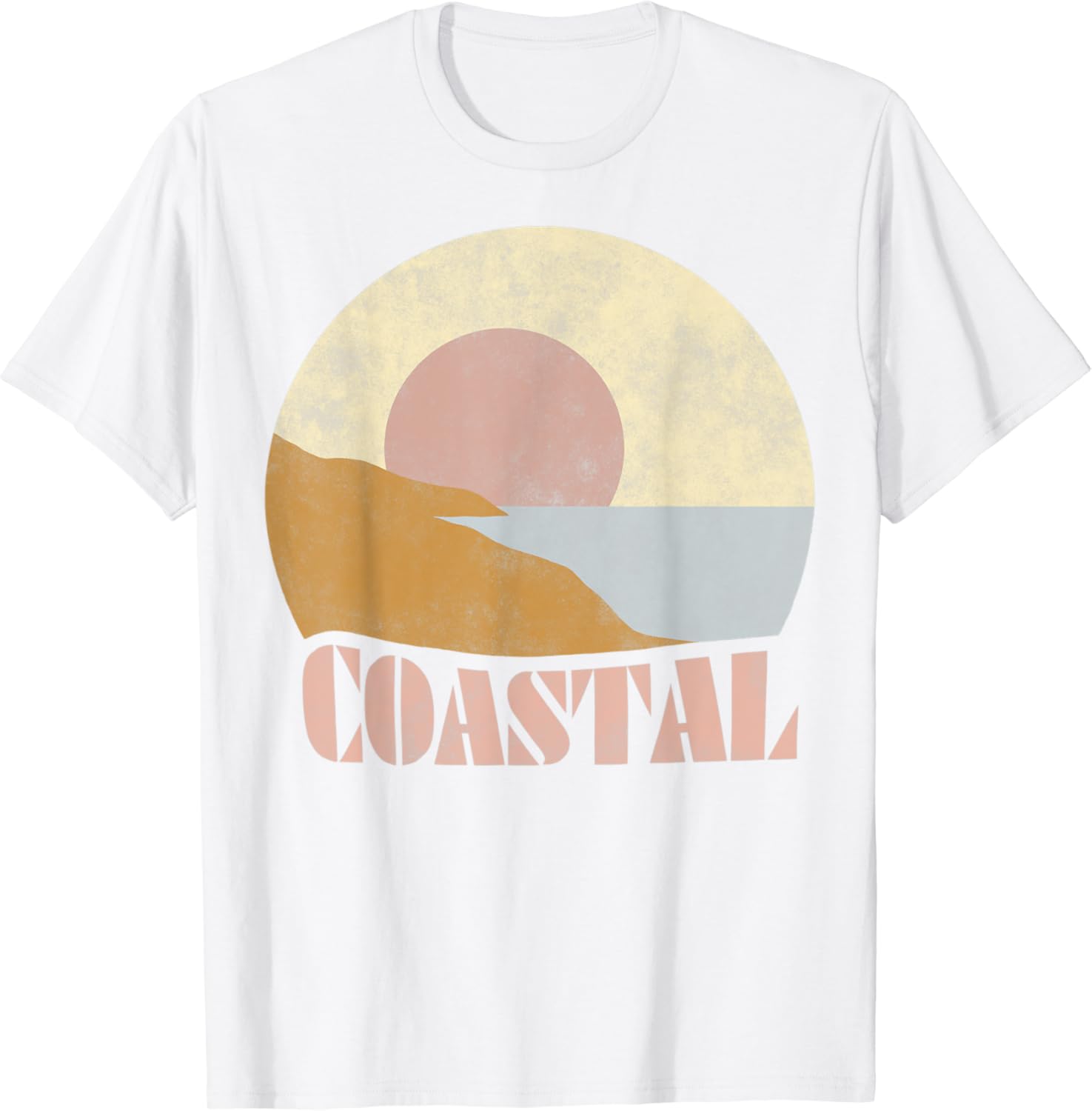 Trendy Coastal View TShirt Amazon.co.uk Fashion